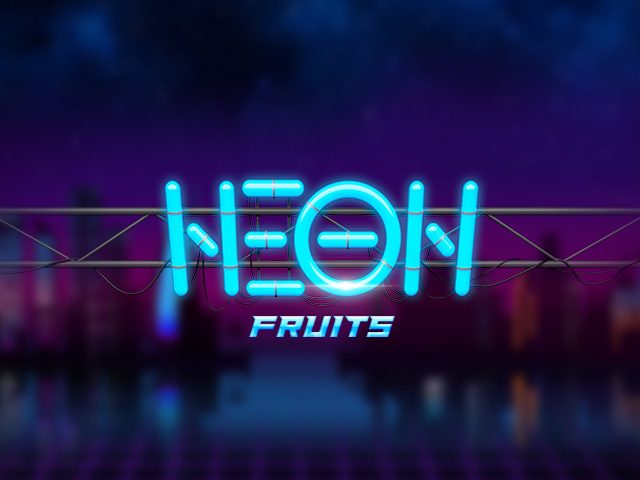 Retro slot machine Neon Fruits